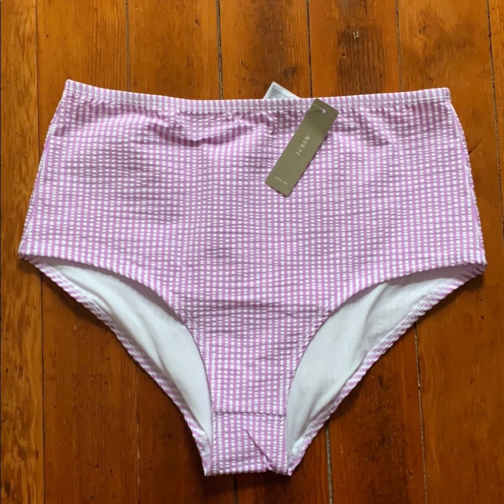 J Crew high-waisted swimsuit bottom medium